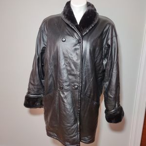 Vintage leather jacket Charles Klein